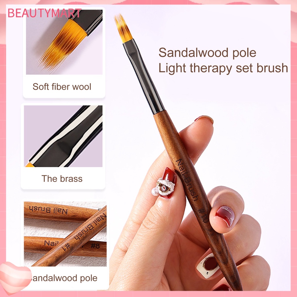 Cọ Vẽ Móng Nghệ Thuật Lông Mềm Không Đánh Dấu DIY Có Nắp Đậy