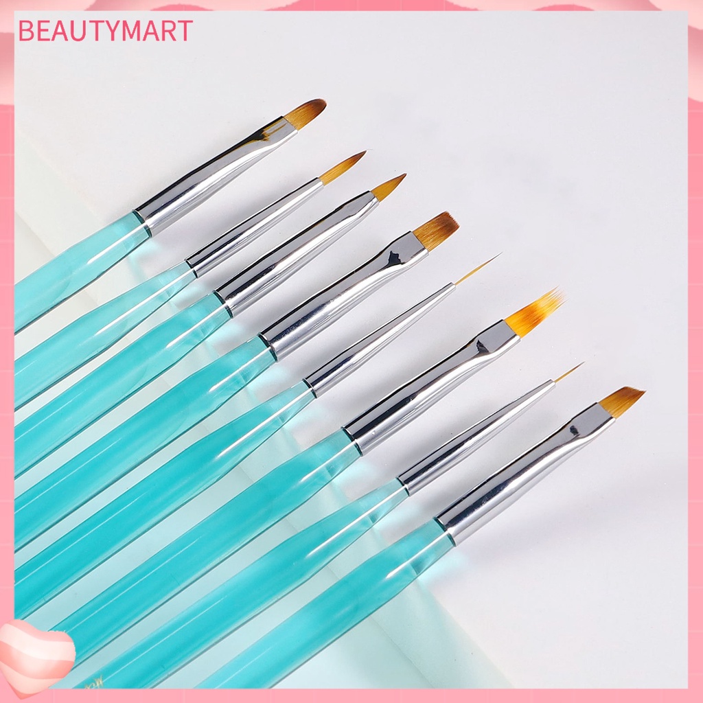 Cọ Trang Trí Móng Tay Sợi Nylon Mềm Chống Trượt Tiện Dụng