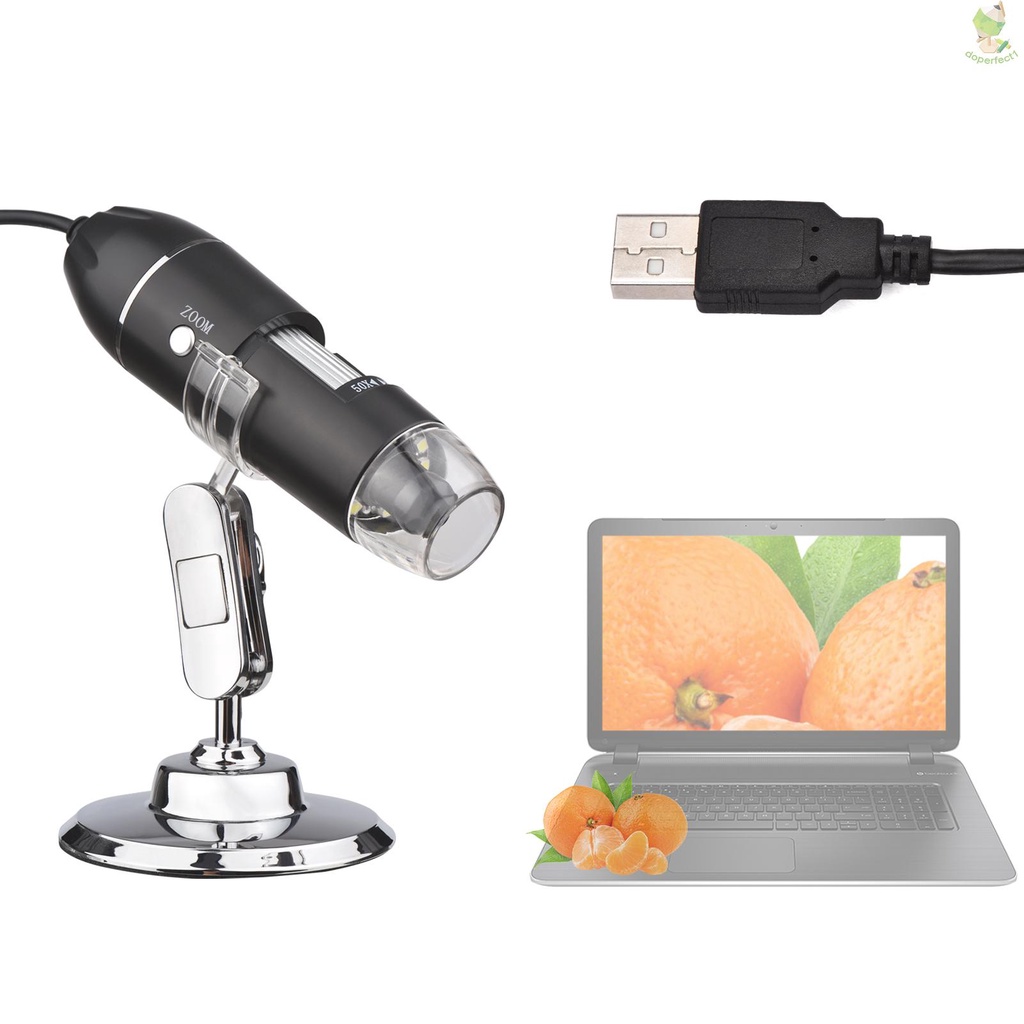 1000X USB Portable Mini Electronic Microscope Handheld Digital Magnifier for Laptop Desktop Insect Skin Plant Observatio   Came-6.5