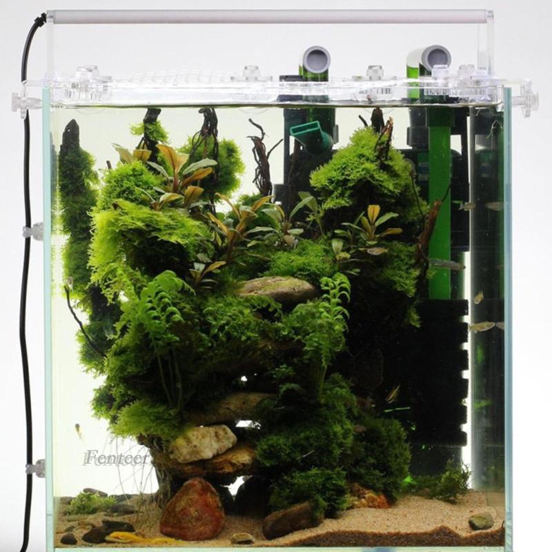 [Fenteer1] Set 2 Kẹp Che Phủ Bể Cá Trong Suốt Chống Thoát Hiểm Đa Năng