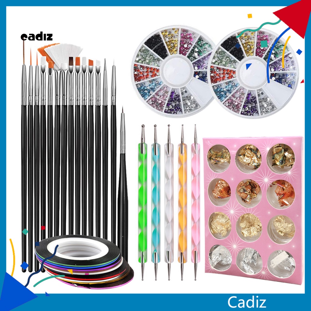 1 Bộ Dụng Cụ Đánh Bóng Móng Tay Bằng Nhựa Tinh Tế