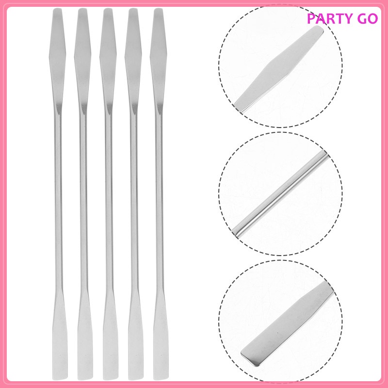 Bộ 5 Que Khuấy Inox Màu Bạc 14.9x0.7cm