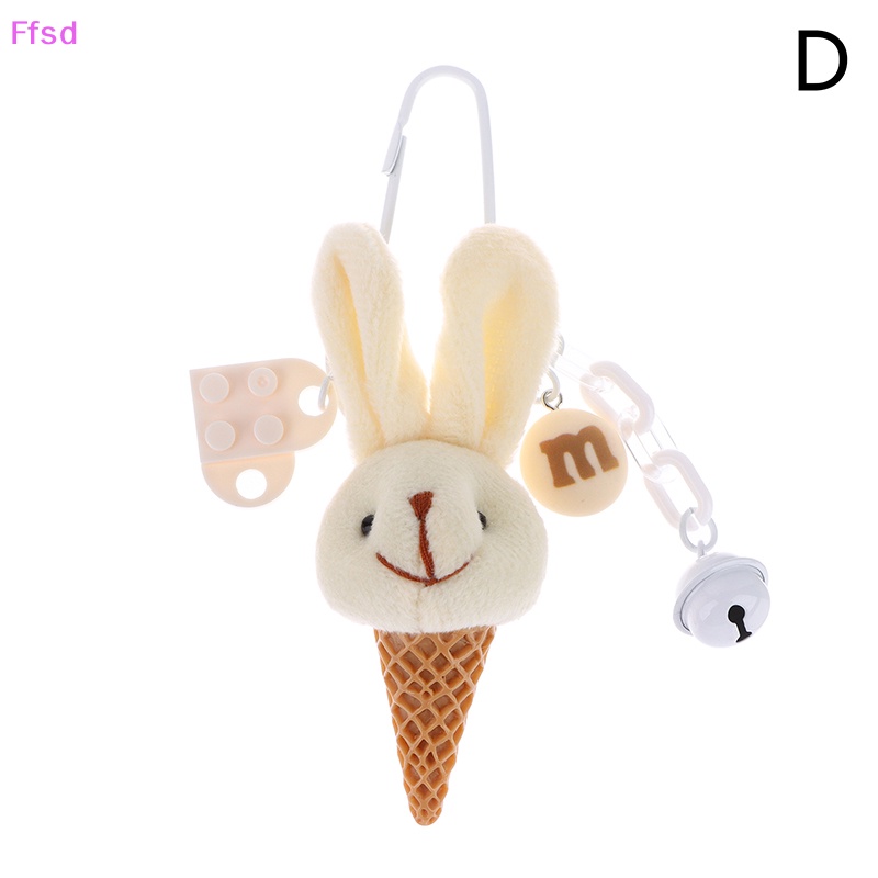 {Ffsd} Móc Khóa Thỏ Bông Hoạt Hình Dễ Thương Trang Trí Ba Lô / Ô Tô * Bán Chạy