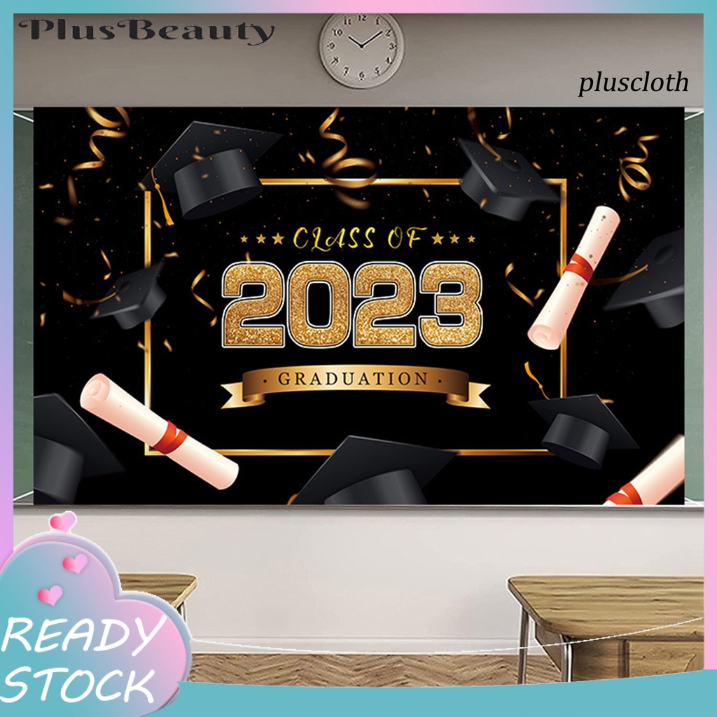 Cờ In Hình Bằng Polyester Trong Suốt Dùng Trang Trí Lễ Tốt Nghiệp 2023