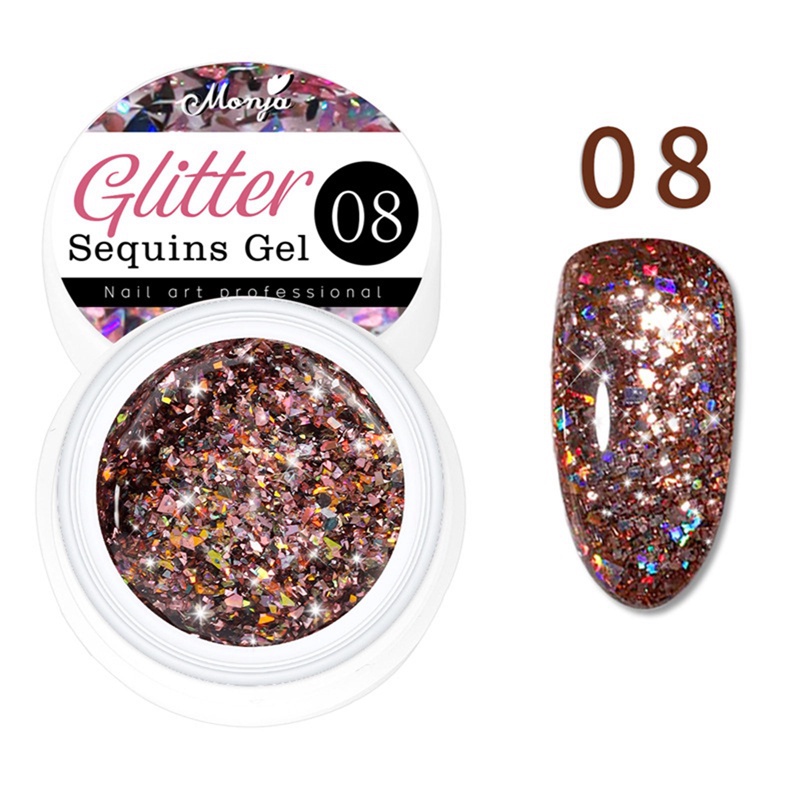 Sơn Móng Tay Gel UV Lấp Lánh Hình Vỏ Sò