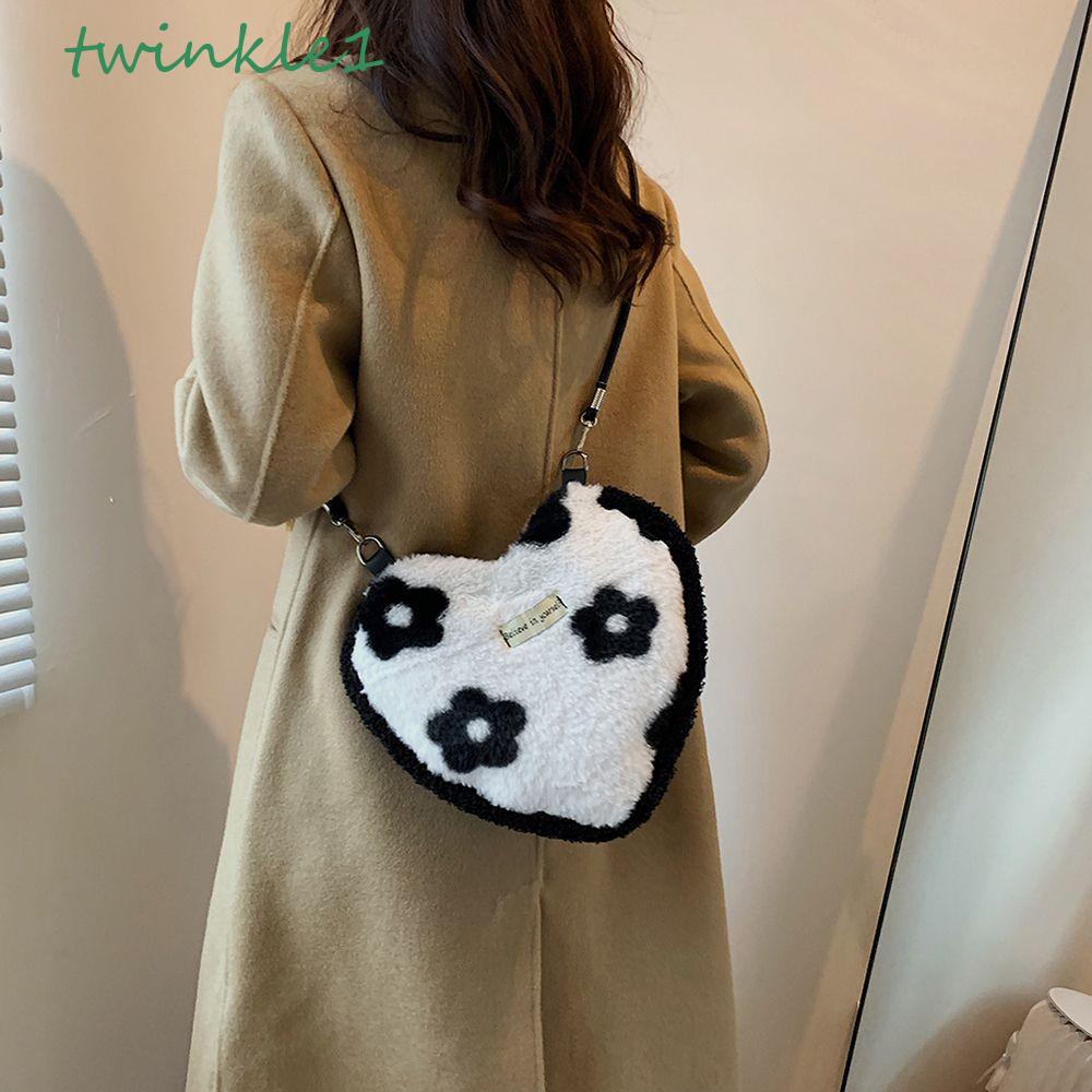 Túi Đeo Chéo Đựng Điện Thoại Hình Trái Tim Lấp Lánh Sang Trọng