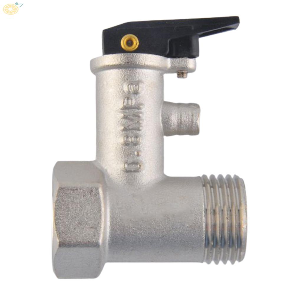 【VARSTR】High Performance Safety Valve for Boiler with Adjustable Pressure Relief Brass Construction 1/2 Inch Threads