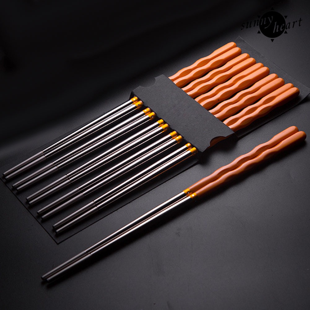 Đũa Chống Trượt Bằng Thép Không Gỉ Phong Cách suno