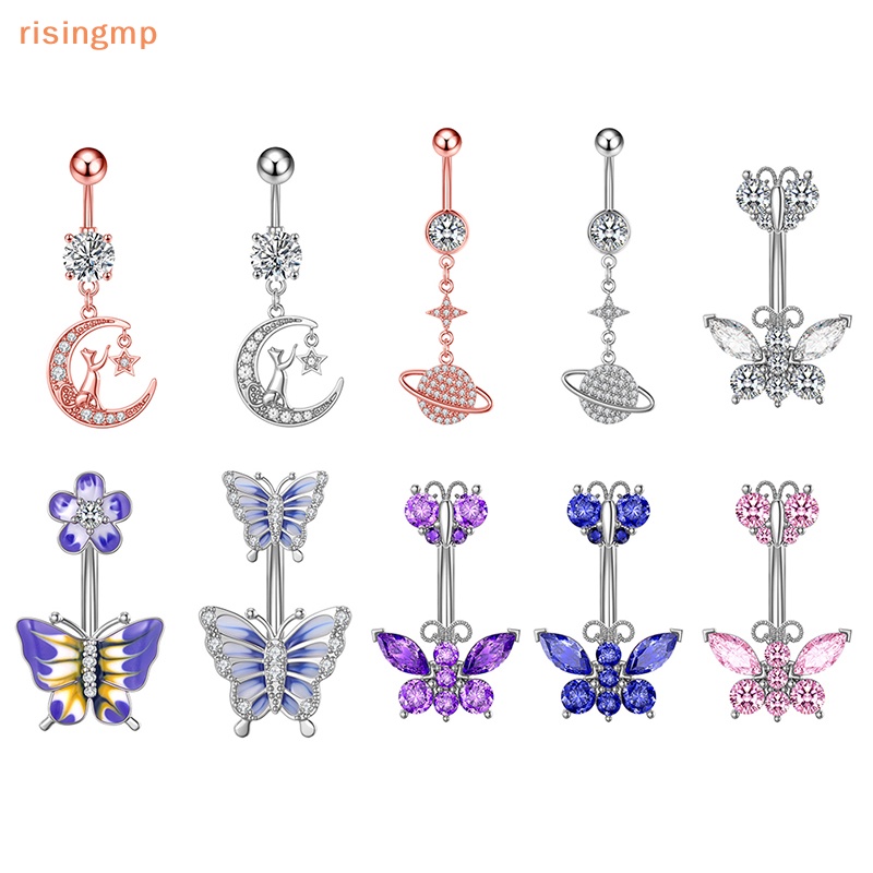 1 Khuyên RốN HìNh BướM ĐíNh Đá Xinh XắN