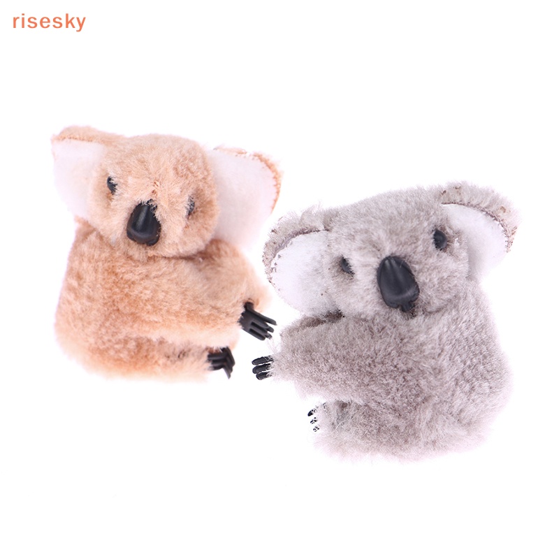 Kẹp Tóc Hình Gấu Koala 3D Bằng Lông Nhung Dễ Thương Xinh Xắn