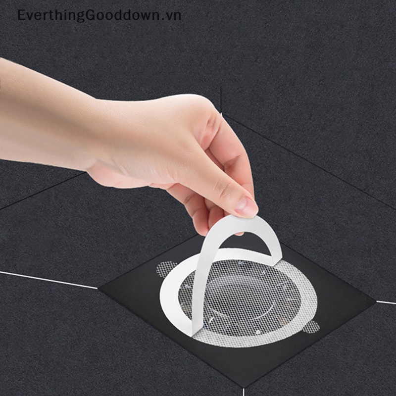 Bộ 10 Miếng Lưới Dán Cống Thoát Nước Nhà Tắm Sử Dụng Một Lần