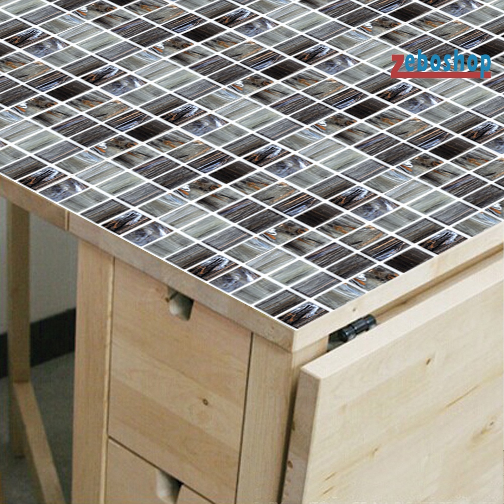 Bộ 6 Miếng Dán Sàn Nhà Chống Thấm Nước Phong Cách Châu Âu