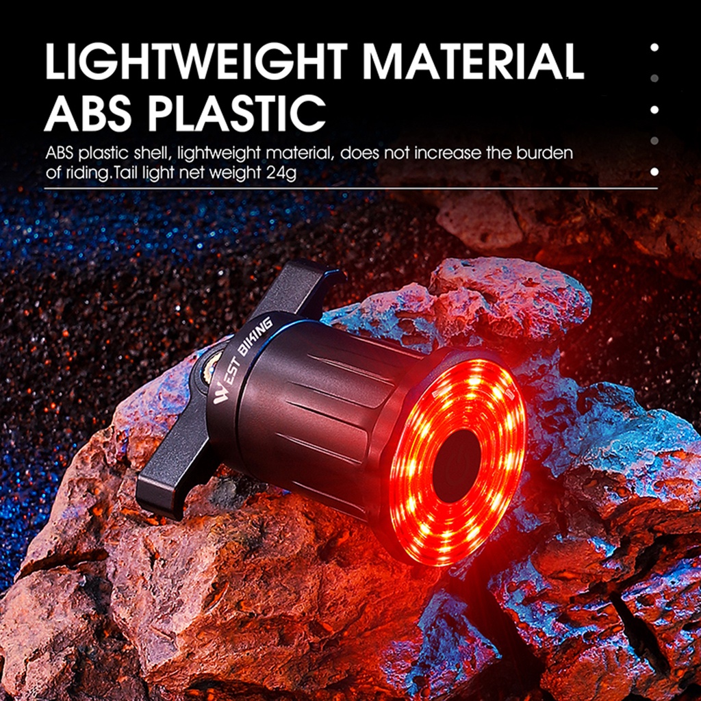 Đèn LED Đuôi Xe Đạp SP-IPX-6 12 Bóng Chống Nước