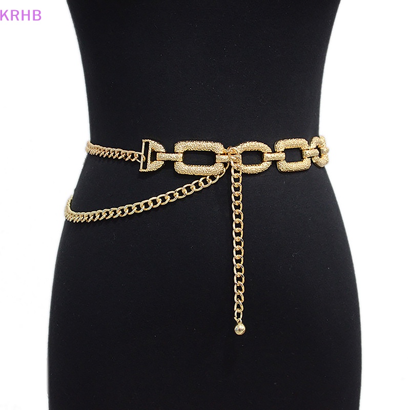 Thắt Lưng Dây Xích Kim Loại Mỏng Thời Trang Mùa Hè Cho Nữ Mới