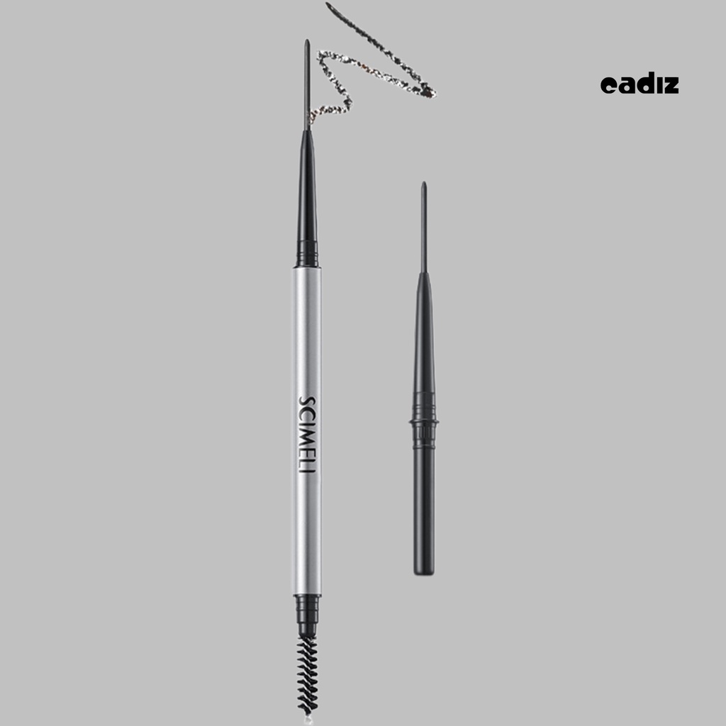 1 Bộ Bút Chì Kẻ Lông Mày 1.5mm Kèm Cọ Thay Thế Đầu Siêu Mỏng Chống Nước Chống Mồ Hôi Lâu Trôi Chuyên Nghiệp Cho Người Mới Bắt Đầu