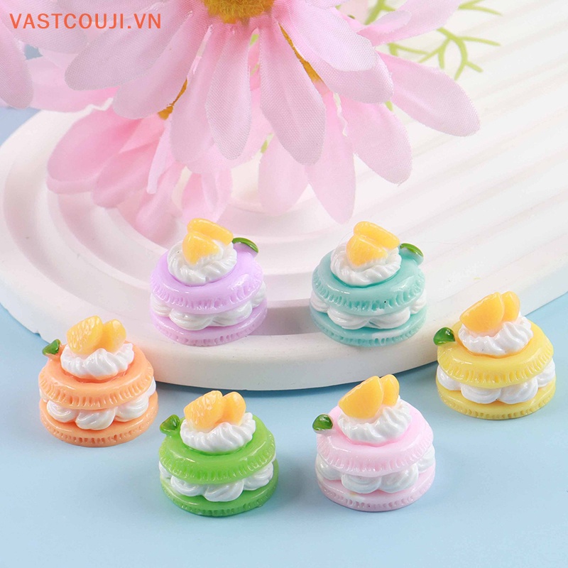 Set 5 Mô Hình Bánh Ngọt VASTJI Trang Trí Nhà Búp Bê