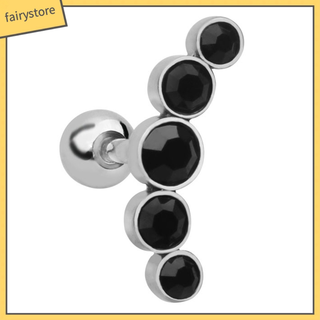 Bông Tai Dạng Kẹp Bằng Kim Loại Thiết Kế Độc Đáo Thời Trang