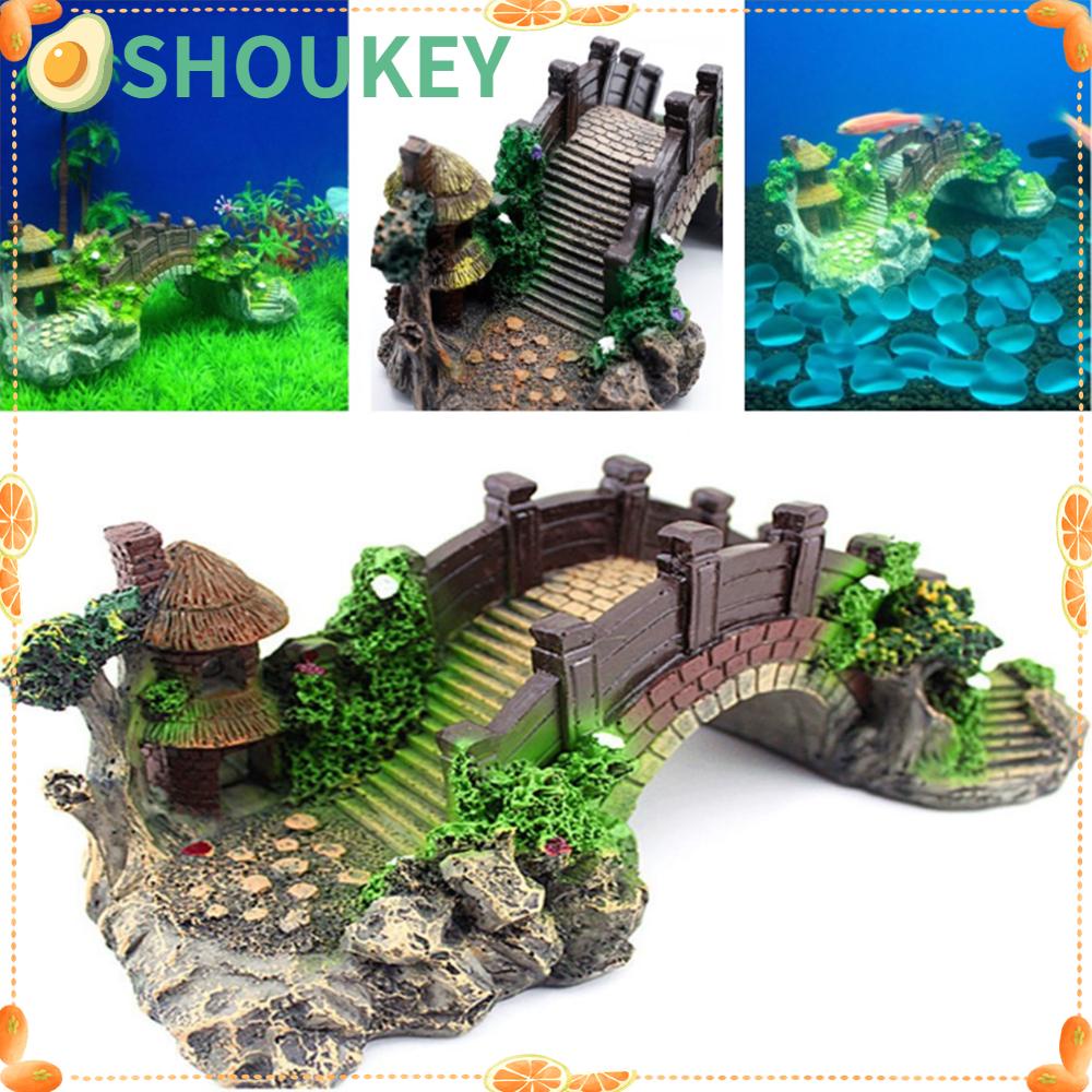 Mới Cầu Giả Trang Trí Bể Cá