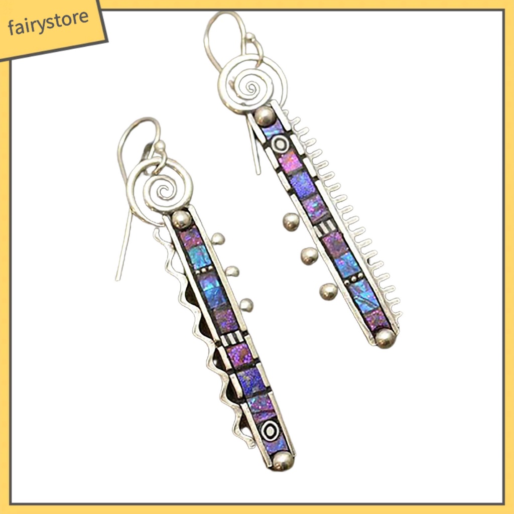 1 Đôi Bông Tai Hình Chiếc Răng Và Lược Thời Trang Dành Cho Nữ