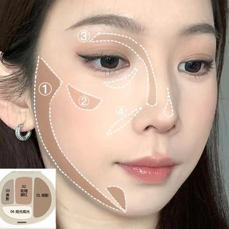 Phấn Má Hồng Bắt Sáng Tạo Khối Chống Thấm Nước Và Mồ Hôi Lâu Trôi