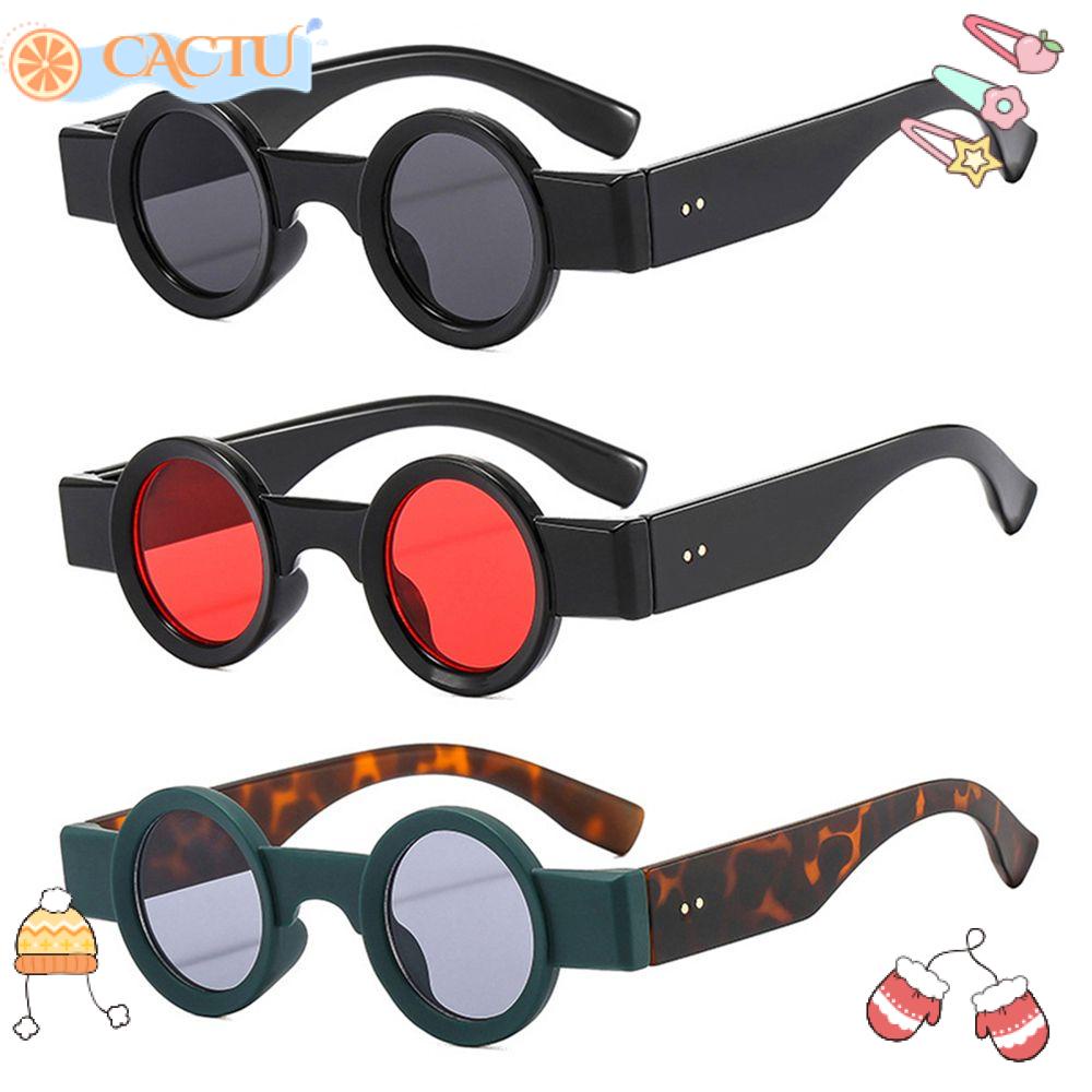 Kính Mát Tròn Nhỏ Trong Suốt Chống Tia UV400 Thời Trang