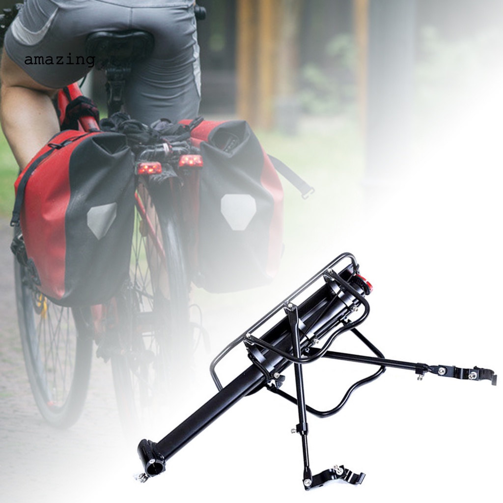 1 Bộ Giá Đỡ Hành Lý Trọng Lượng Nhẹ Dễ Lắp Đặt Cho Xe Đạp