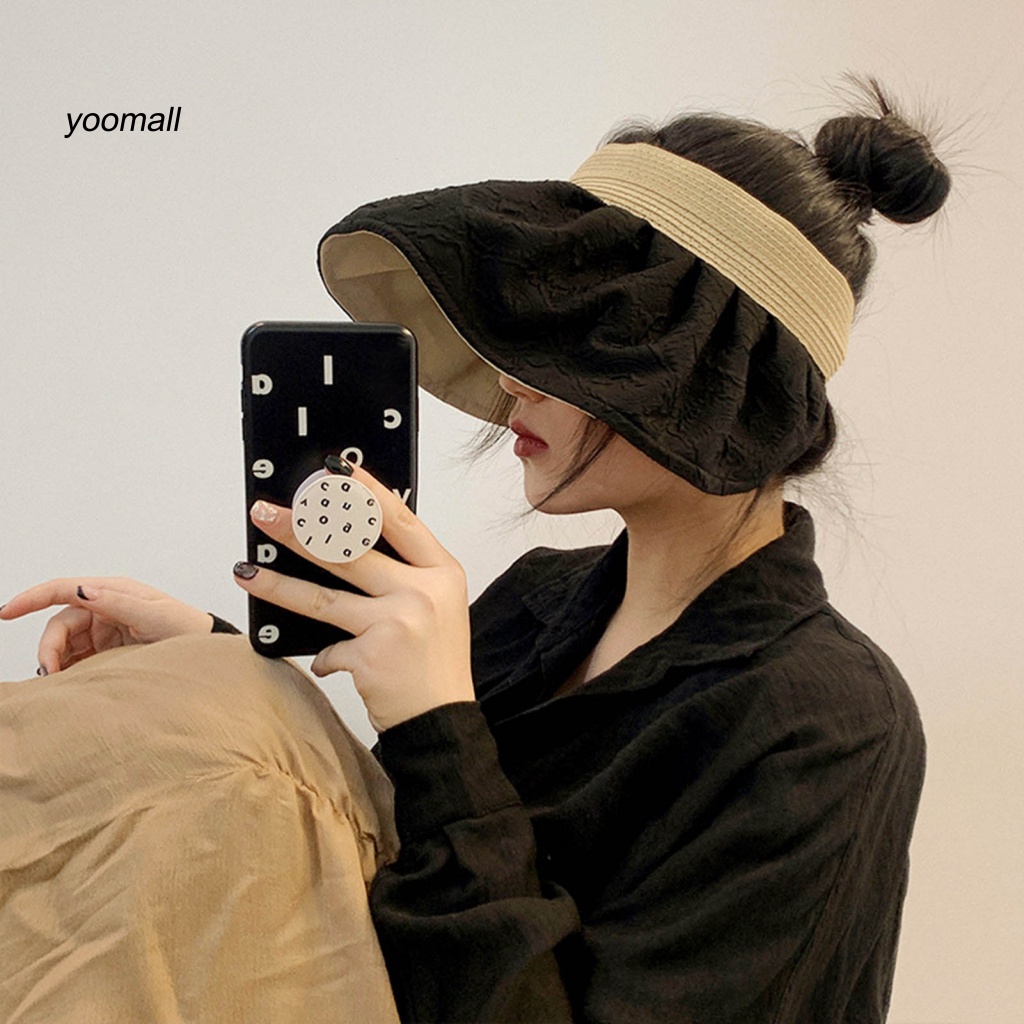 Mũ Rộng Vành Chống Nắng Có Thể Gấp Gọn Tiện Dụng Thời Trang Hè