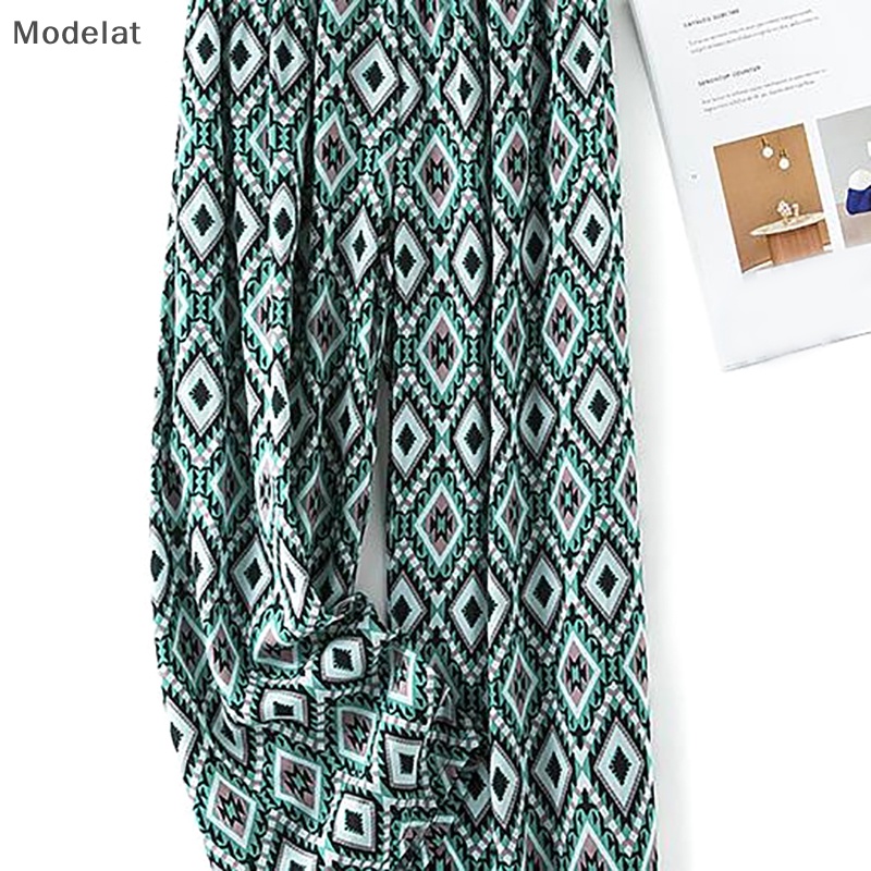 Mfc Quần ống rộng Chất Liệu Cotton Lụa Thời Trang Mùa Hè Cho Nữ