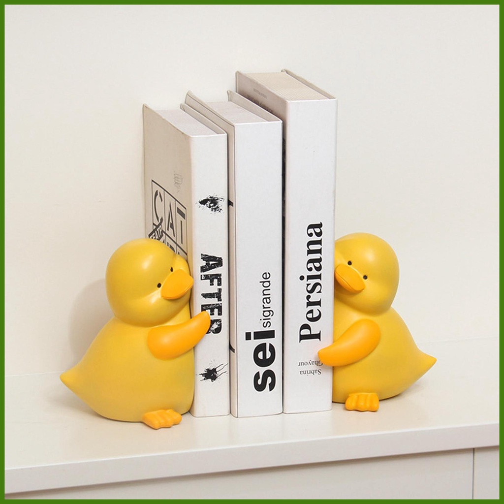 Nút Chặn Sách Hình Vịt Ôm Nhau Bằng Nhựa Resin Dễ Thương Sáng Tạo