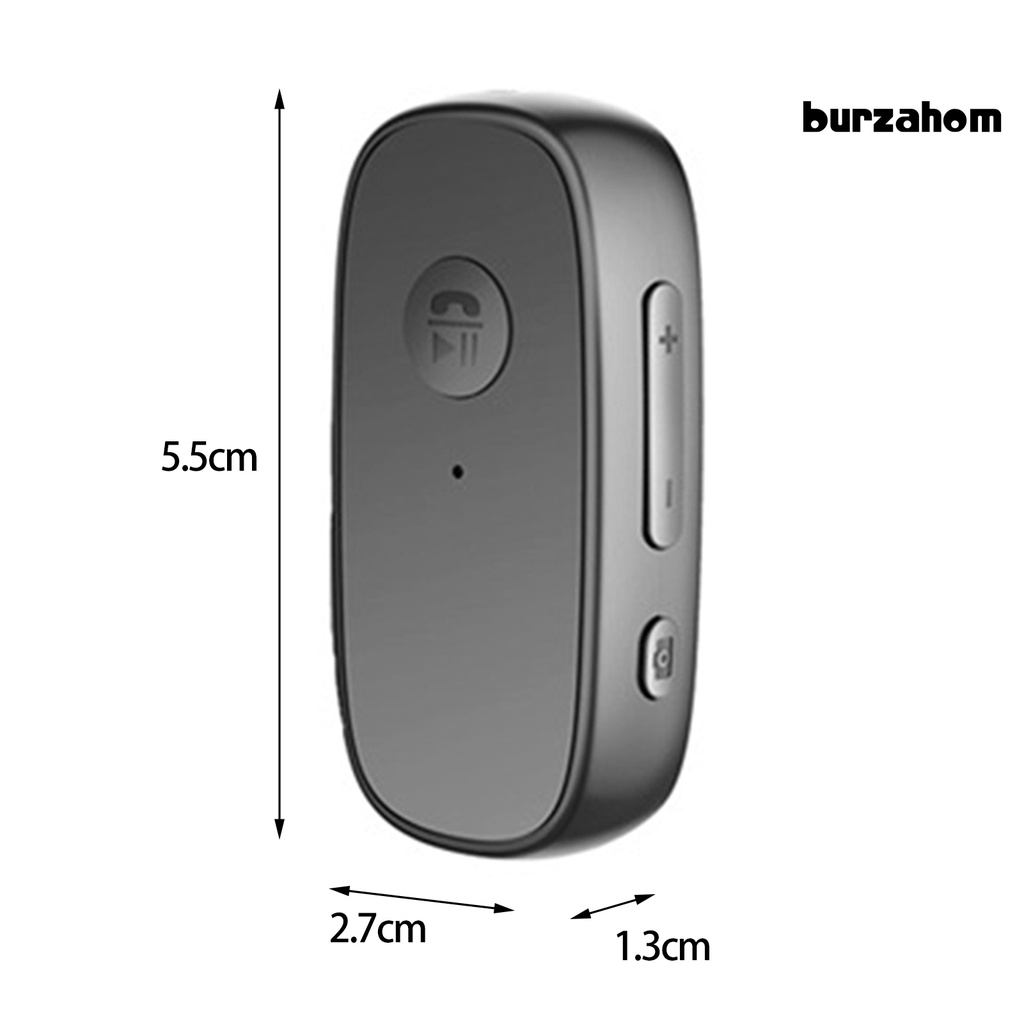 Thiết Bị Nhận Tín Hiệu Bluetooth 5.0 Có Kẹp Cổng AUX 3.5mm Hỗ Trợ Thẻ TF