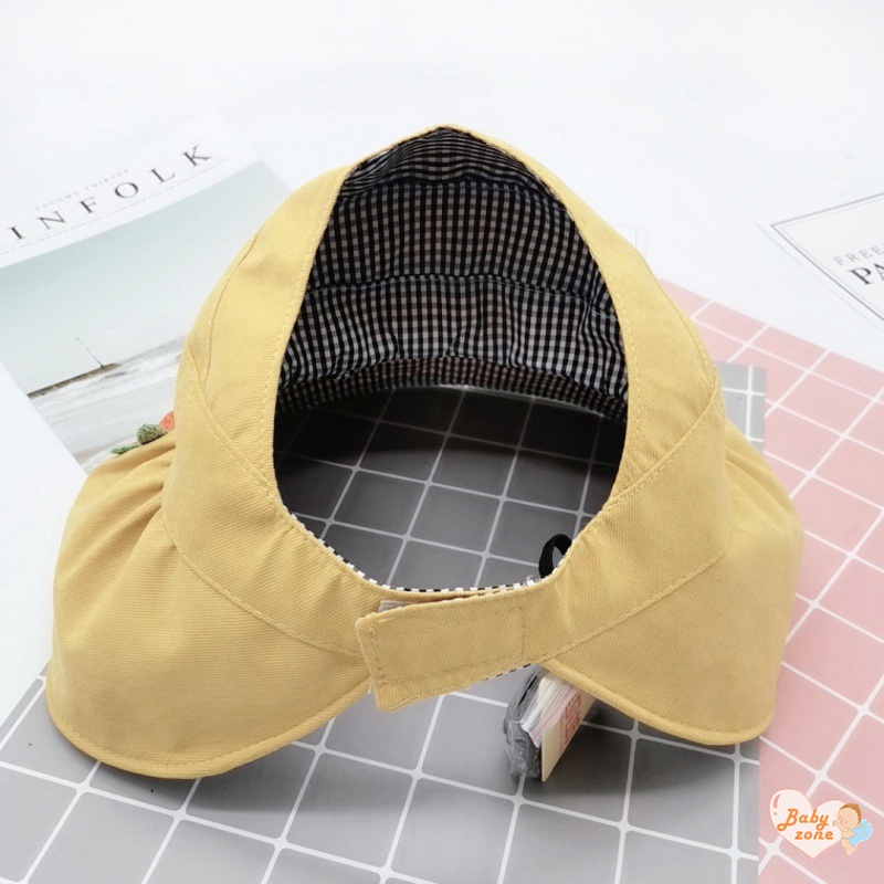 Mũ Tai Bèo Chống Nắng Họa Tiết Sọc Caro Thời Trang Xuân Hè Cho Bé Sự Bảo Vệ