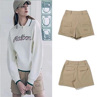 Malbon Quần Short Thể Thao Đánh golf ping1 Phối Màu Ngọc Trai Thời Trang Hàn Quốc Cho Nữ□