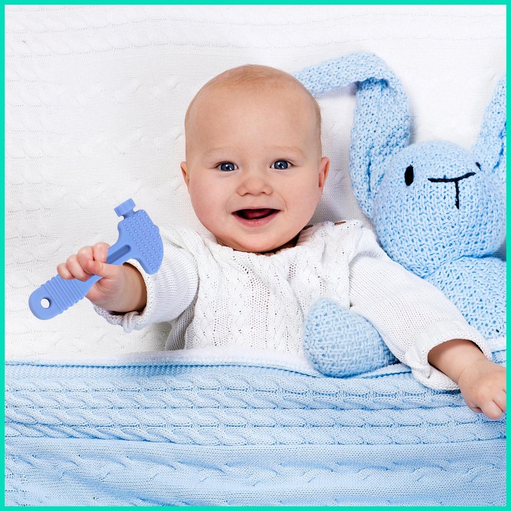 Set 4 Đồ Chơi Silicone Ngậm Mọc Răng Cho Bé Từ 3-24 Tháng Tuổi