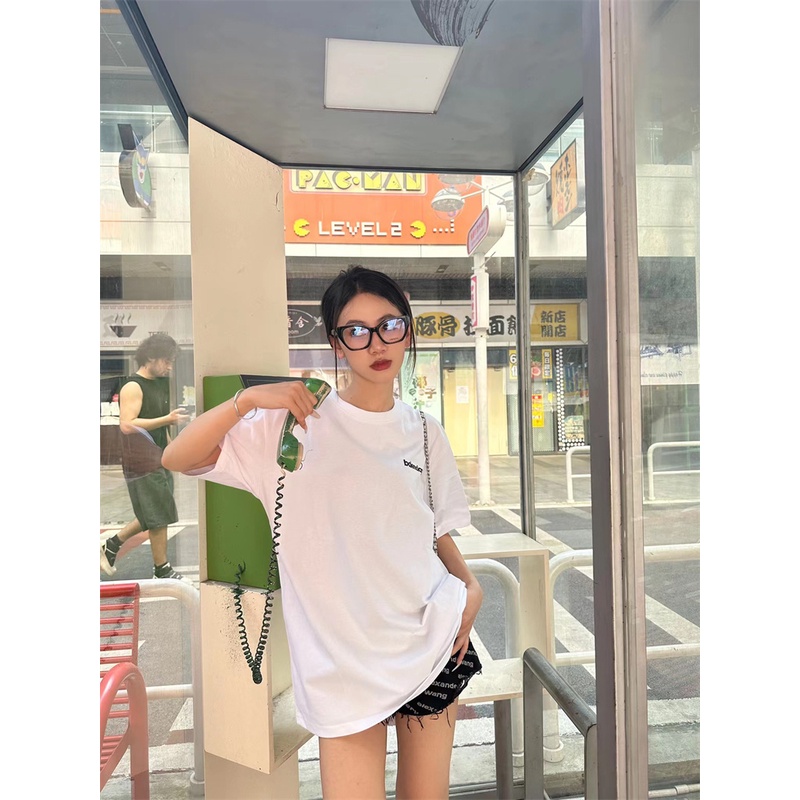 Áo Thun Tay Ngắn Dáng Rộng In Họa Tiết Cổ Điển Thời Trang Chất Lượng Cao Cho Nam Và Nữ