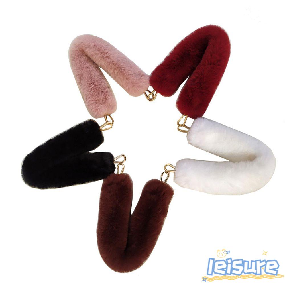 Dây Đeo Túi Xách Bằng Lông Nhung Tay Cầm Ngắn