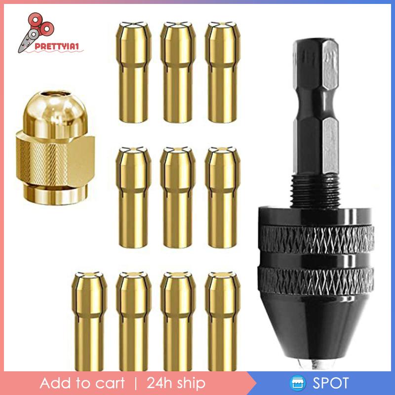 [Prettyia1] Bộ Đầu Kẹp Mũi Khoan Điện Thay Thế