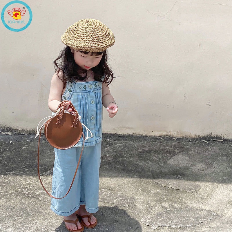 Iq ins Túi Đeo Chéo Vai Nhỏ Cầm Tay Hình Bánh Kem Tròn Xoắn Phong Cách Retro Hàn Quốc Cho Trẻ Em