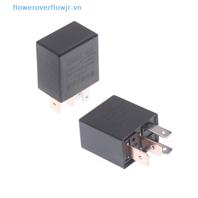 Rơ Le Báo Động Ô Tô DC 12V 40A 1NO 1NC SPDT 4 / 5 Pins 40 Amp