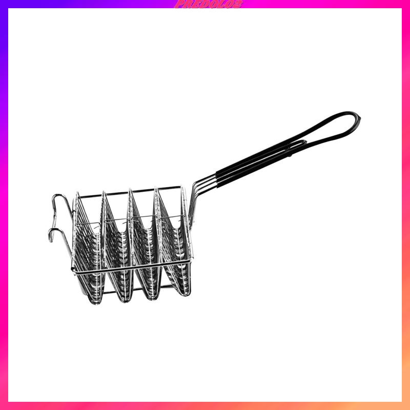 [Predolo2] Rổ Taco Để Chiên Taco 4 Ngăn