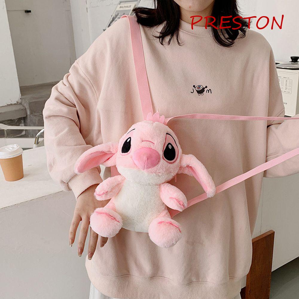 Ba Lô Đồ chơi nhồi bông Mềm Mại Hình Stitch Đáng Yêu Cho Bé Gái