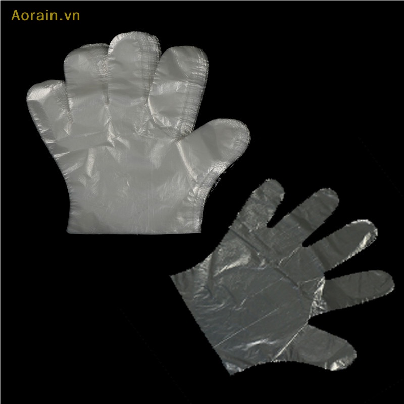 100 Găng Tay Nhựa Vệ Sinh Dùng Một Lần Tiện Dụng