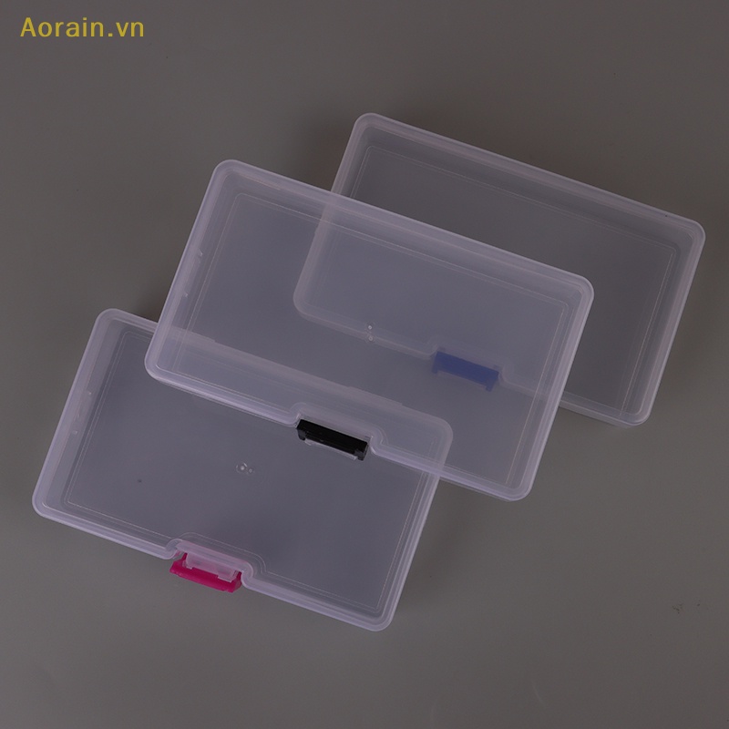 {Aorain} Hộp Nhựa Trong Suốt Đựng Trang Sức Hạt Thủ Công