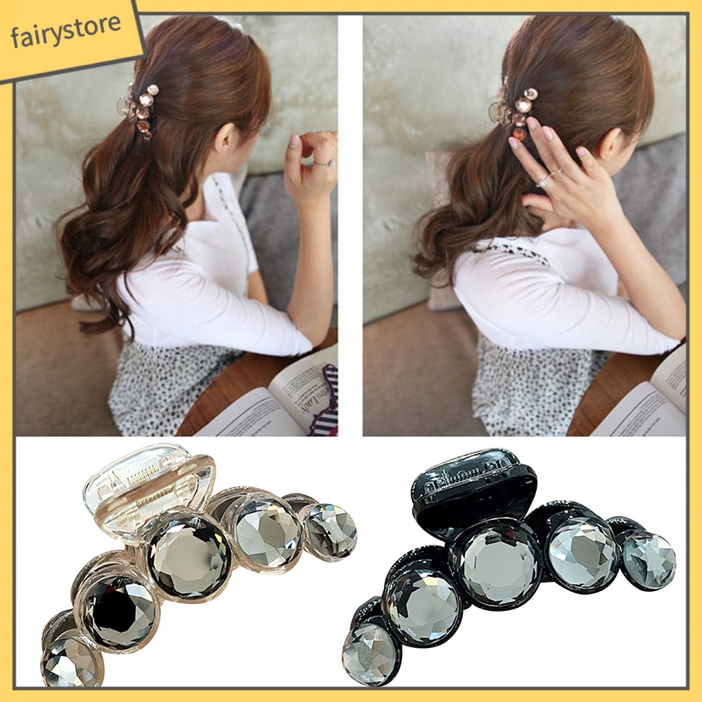 Kẹp Tóc Đính Đá Lấp Lánh Thời Trang Cho Nữ