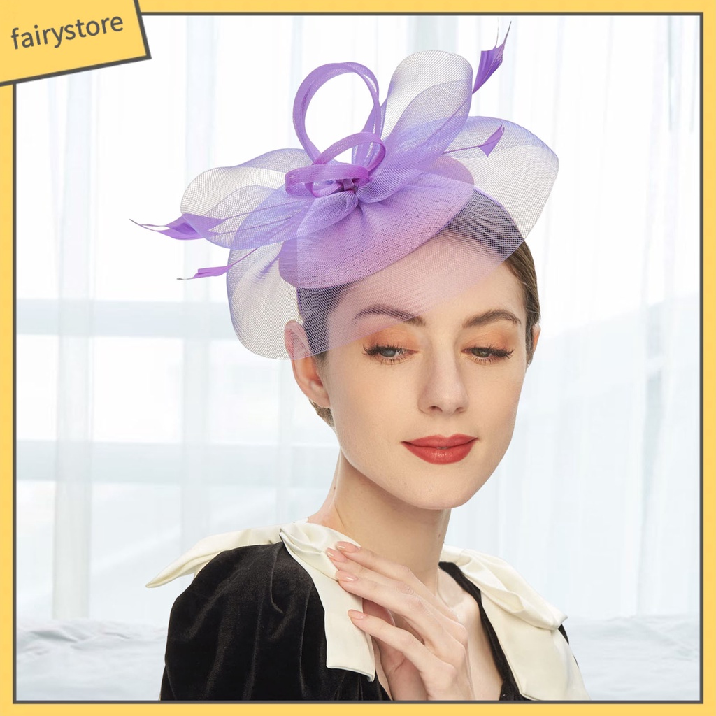 [FRO] Cài Tóc Đính Nơ Nhiều Màu Sắc Ngọt Ngào Phù Hợp Với Đám Cưới Cho Nữ