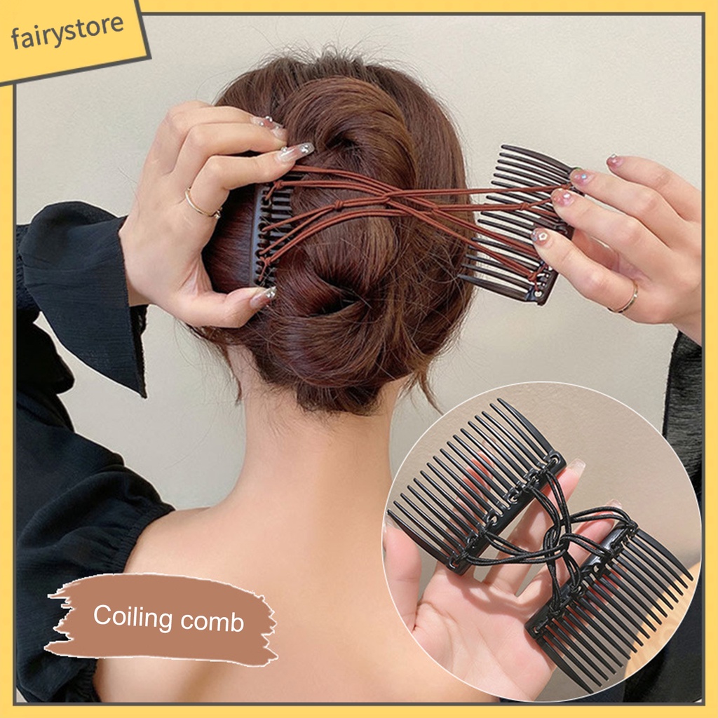 Lược Cài Tóc Co Giãn Gọn Nhẹ Chống Trượt Dành Cho Nữ