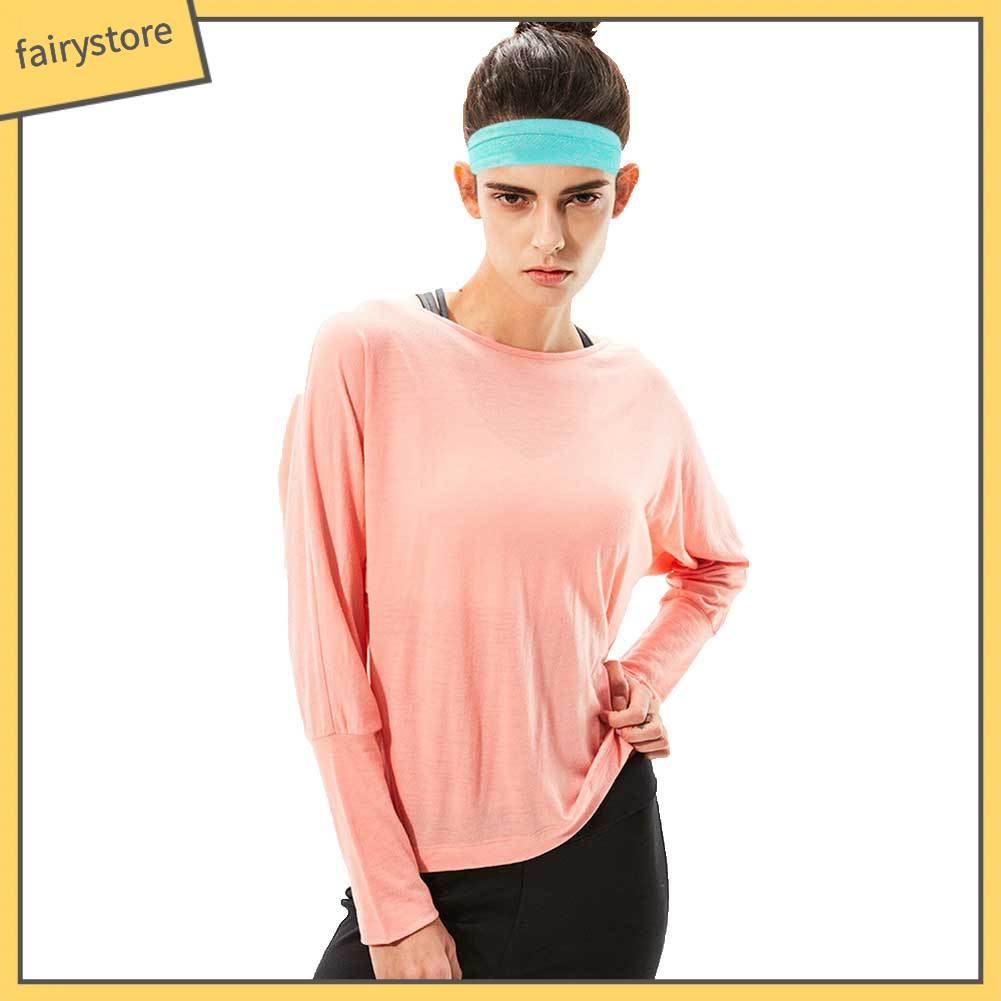 Băng Đô Unisex Co Giãn Chống Trượt Chống Mồ Hôi Màu Trơn Dùng Khi Tập Yoga Chạy Bộ