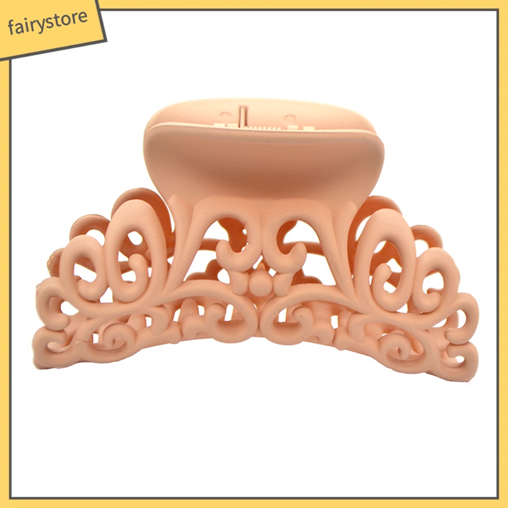 Kẹp Tóc Càng Cua Rỗng Bằng Nhựa Resin Màu Sắc Ngọt Ngào Cho Nữ