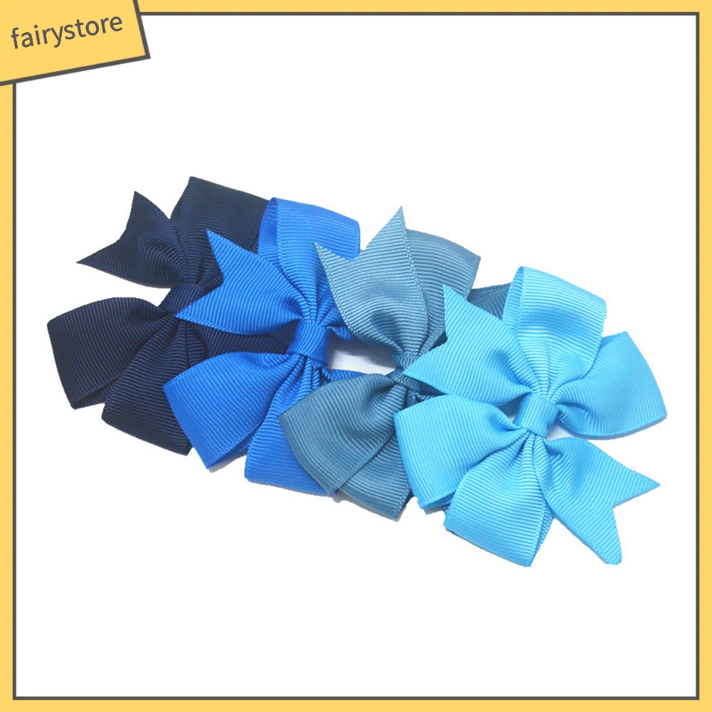 Set 40 Kẹp Tóc Nơ Nhiều Màu Sắc Cho Bé