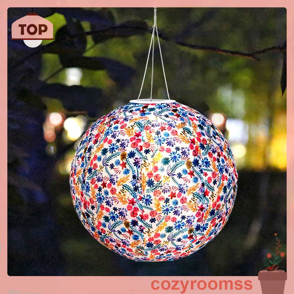 Đèn Lồng LED Tròn 12 inch Chống Thấm Nước Dùng Trang Trí