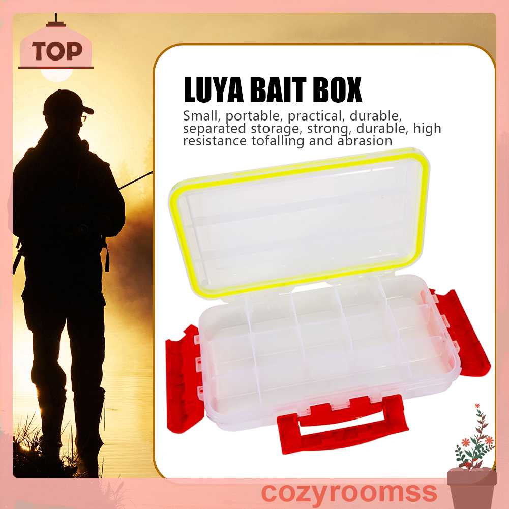 Hộp Đựng Mồi Câu Cá Bằng Nhựa PP Nhiều Ngăn Tiện Dụng
